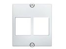 BACHMANN Custom Module Frame 2x Keystone, white