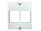 BACHMANN Custom Module Frame 2x Keystone, white