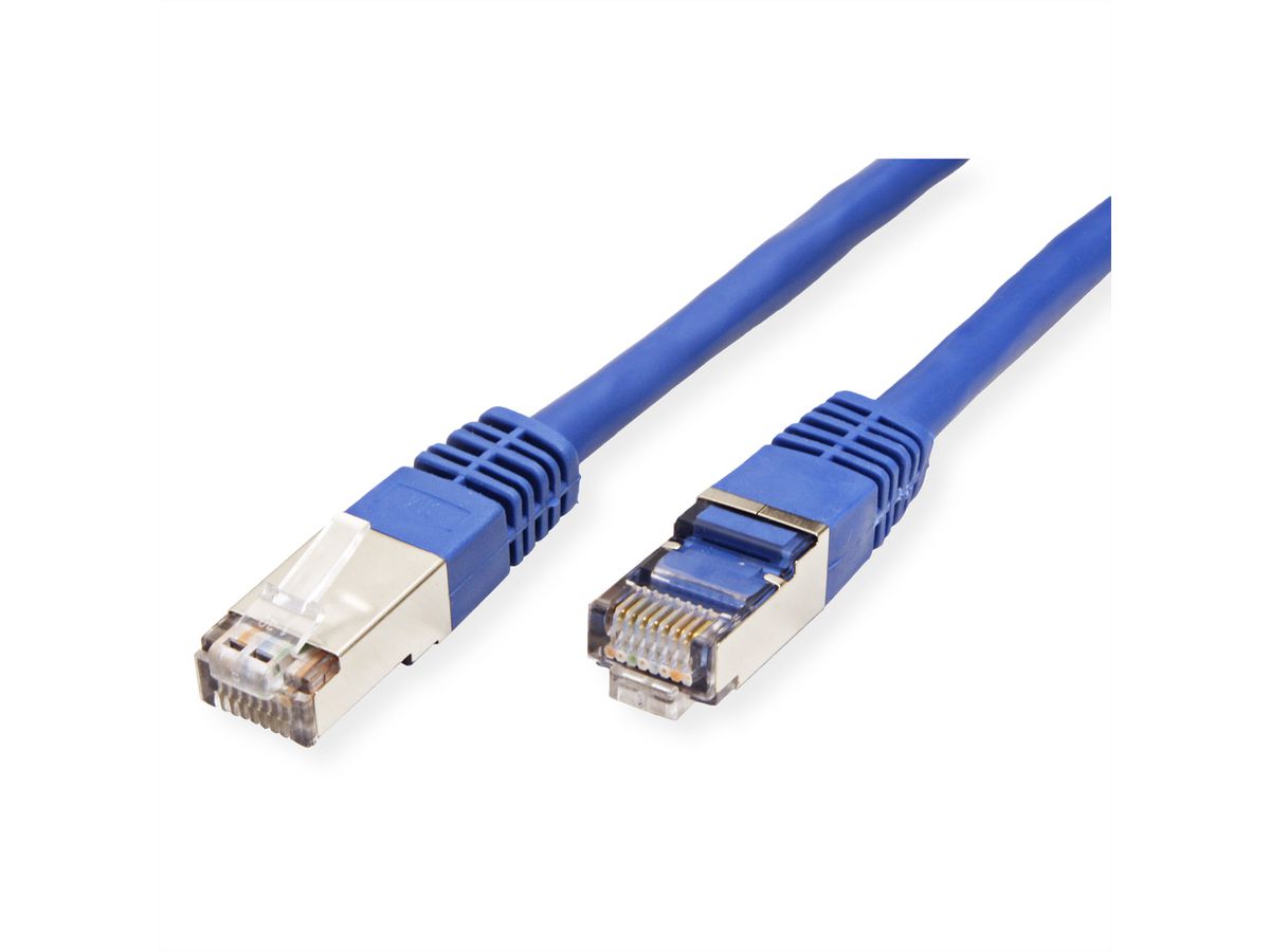 VALUE S/FTP (PiMF) Patch Cord, Cat.6 (Class E), blue, 10 m