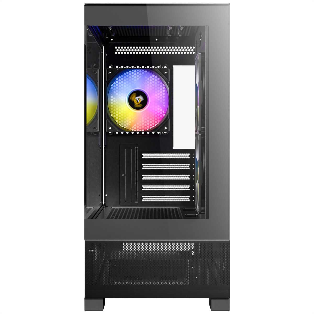 ANTEC CX500M ARGB PC Gehäuse Mini Tower Micro-ATX, schwarz