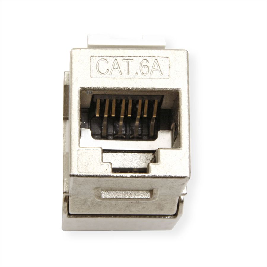 VALUE Cat.6A (klasse EA) Keystone, RJ-45, afgeschermd, zonder gereedschap, SLIM.