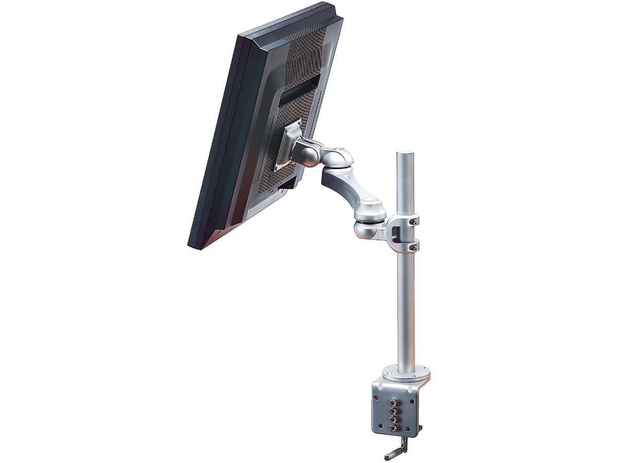ROLINE Single LCD Monitor Arm, 3 Joints, Desk Clamp