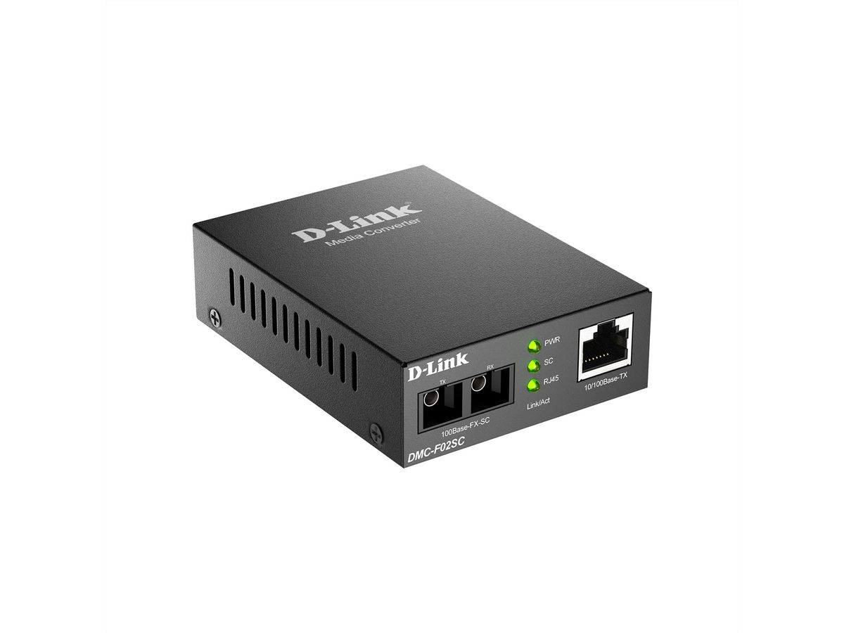 D-Link Ethernet Konverter DMC-F02SC/E, Fast