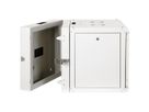 ROLINE 19-inch wandbehuizing Pro 9 U, 600x600 BxD tweedelig draaibaar grijs