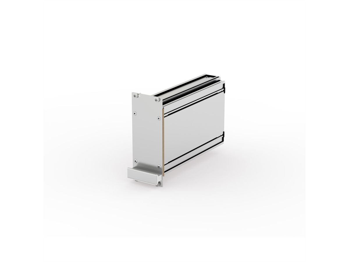 SCHROFF Frame Type Plug-In Unit PRO Kit, Shielded, Plain Cover, 1 Connector, 3 U, 10 HP, 167 mm