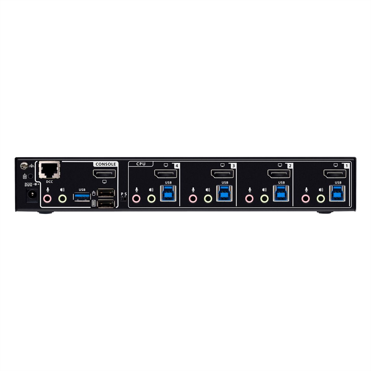 ATEN CS1924A 4-poorts USB 3.0 8K DisplayPort KVM switch