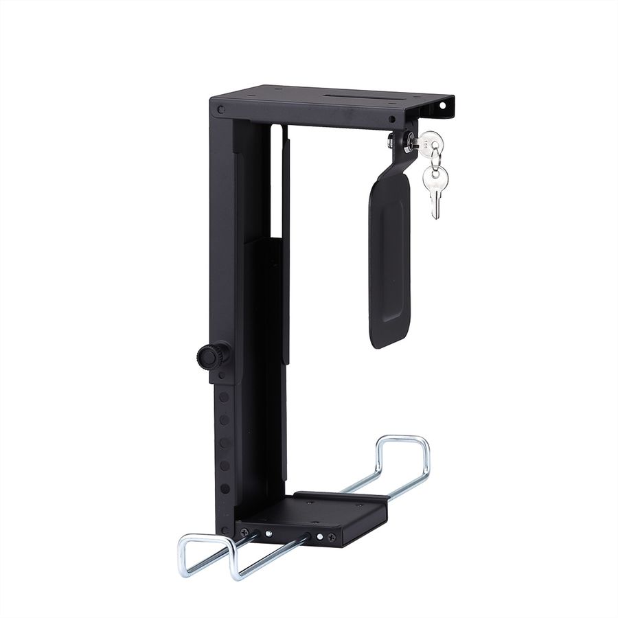 ROLINE Slim/Mini PC houder, afsluitbaar, zwart