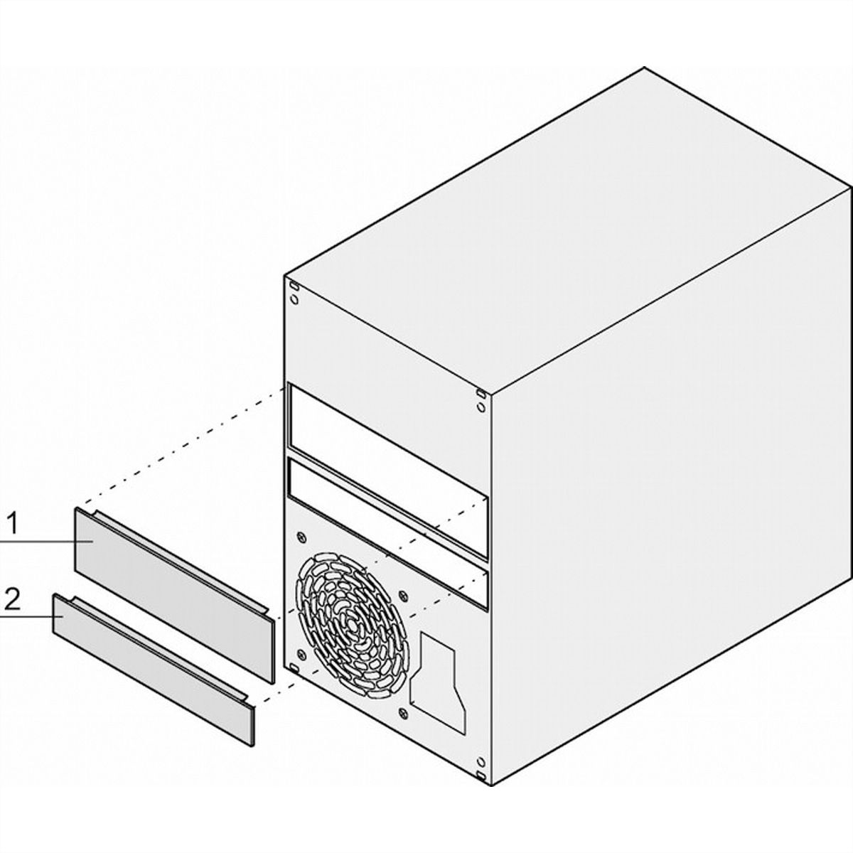 SCHROFF Drive Disc Cover for Slim Line Drive