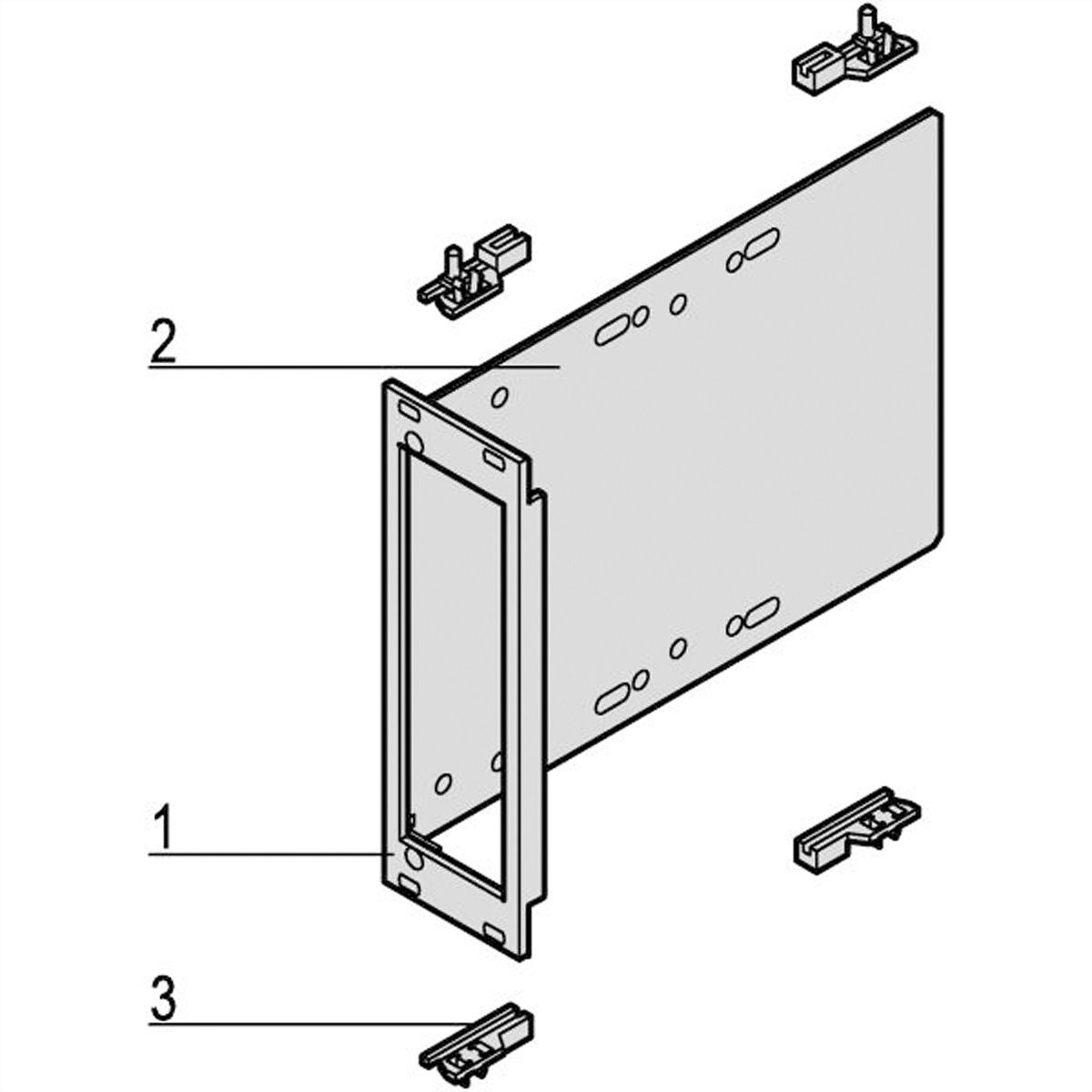 SCHROFF CPCI Module for Drive Unit 1x 3 1/2", 3 U Vertical, With Front Panel