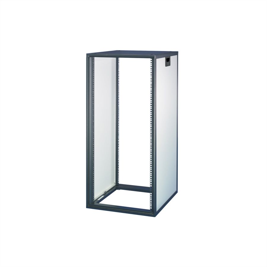 SCHROFF Novastar Cabinet Without Door and Rear Panel, Heavy-Duty, RAL 7021/7035, 1967H 553W 600D