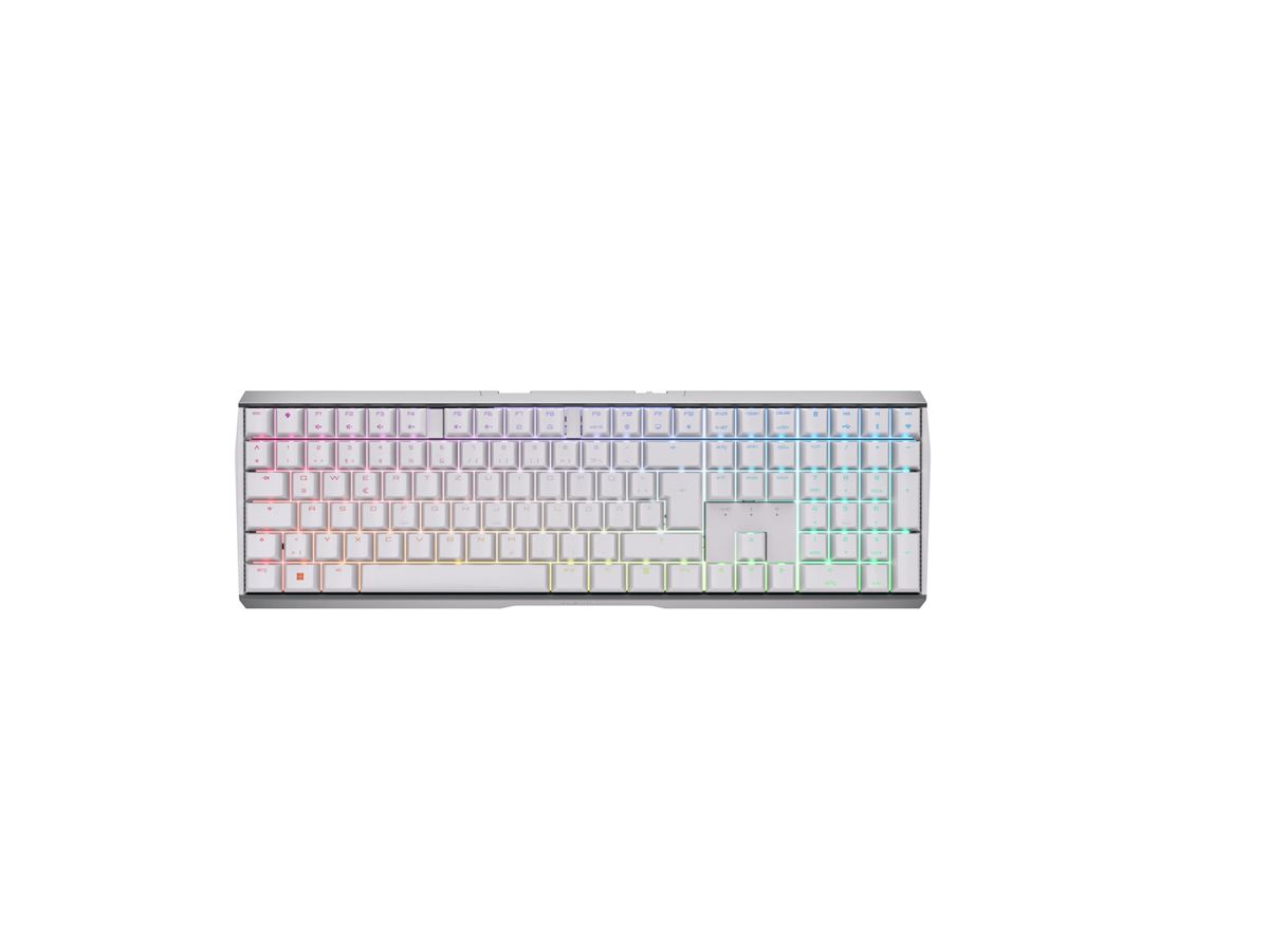 CHERRY MX 3.0S Wireless RGB keyboard Gaming RF Wireless + Bluetooth QWERTZ German White