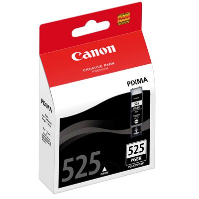 Canon PGI 525PGBK - zwarte inkt voor PIXMA, ca. 325 pagina's, MG5150 / MG5220 / MG5220 / MG5250 / MG6120 / MG6150 / MG8120 / IP4820 / IP4850