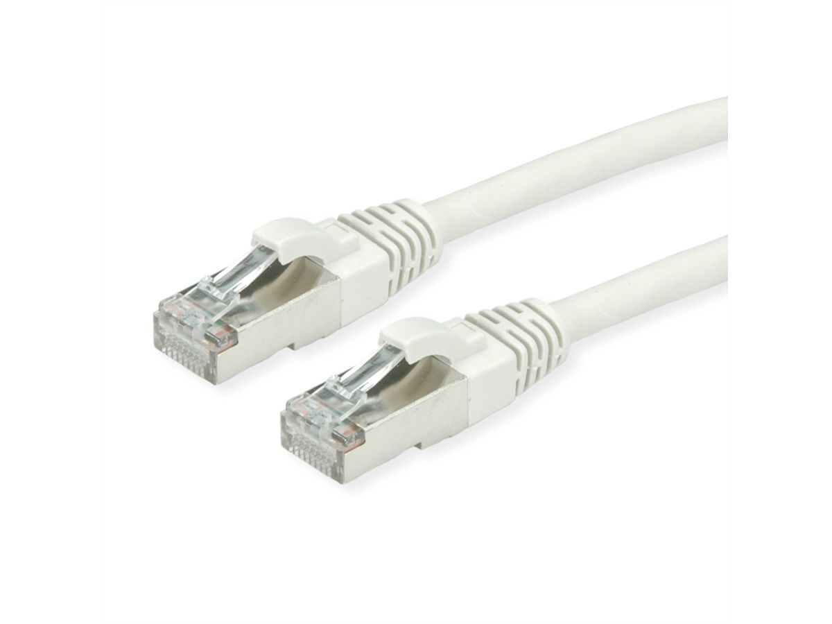 ROLINE S/FTP Cable Cat.7, with RJ-45 connectors (500 MHz / Class EA), LSOH, grey, 5 m