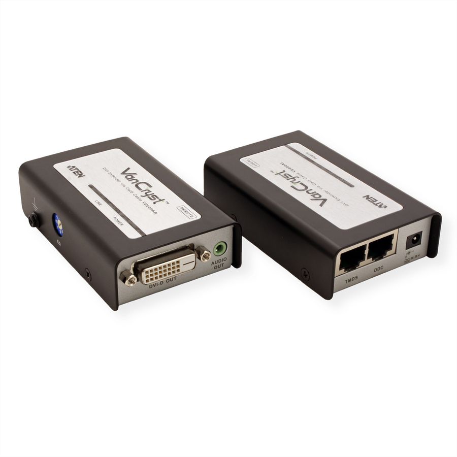 ATEN VE600A DVI Extender, Audio, Kat5e, 60m