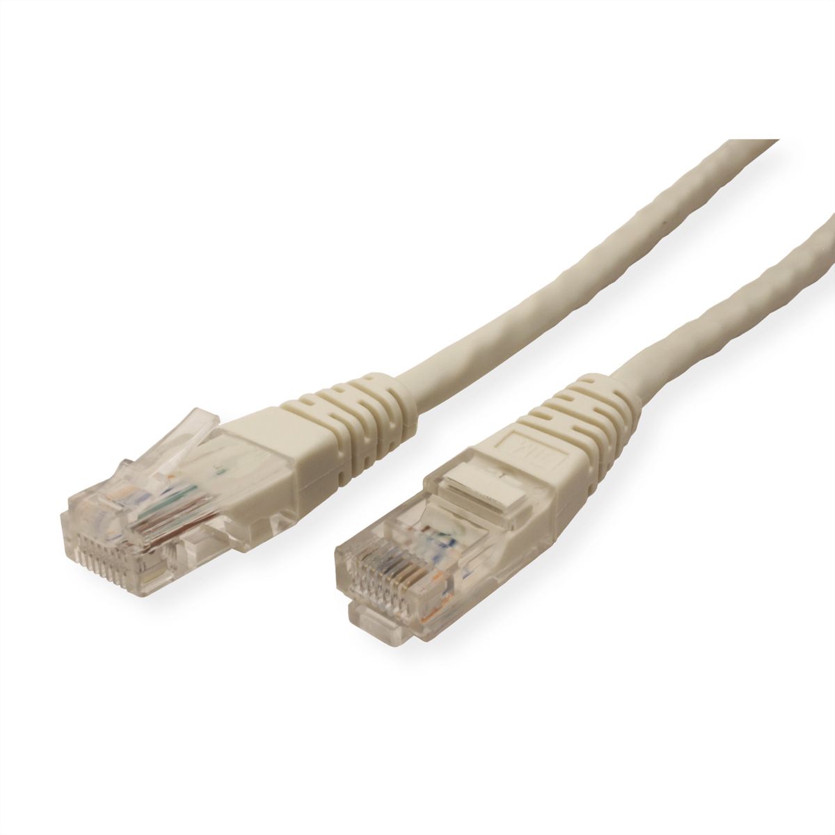 STANDARD UTP-Patchkabel, Cat.6 (Klasse E), beige, 7 m