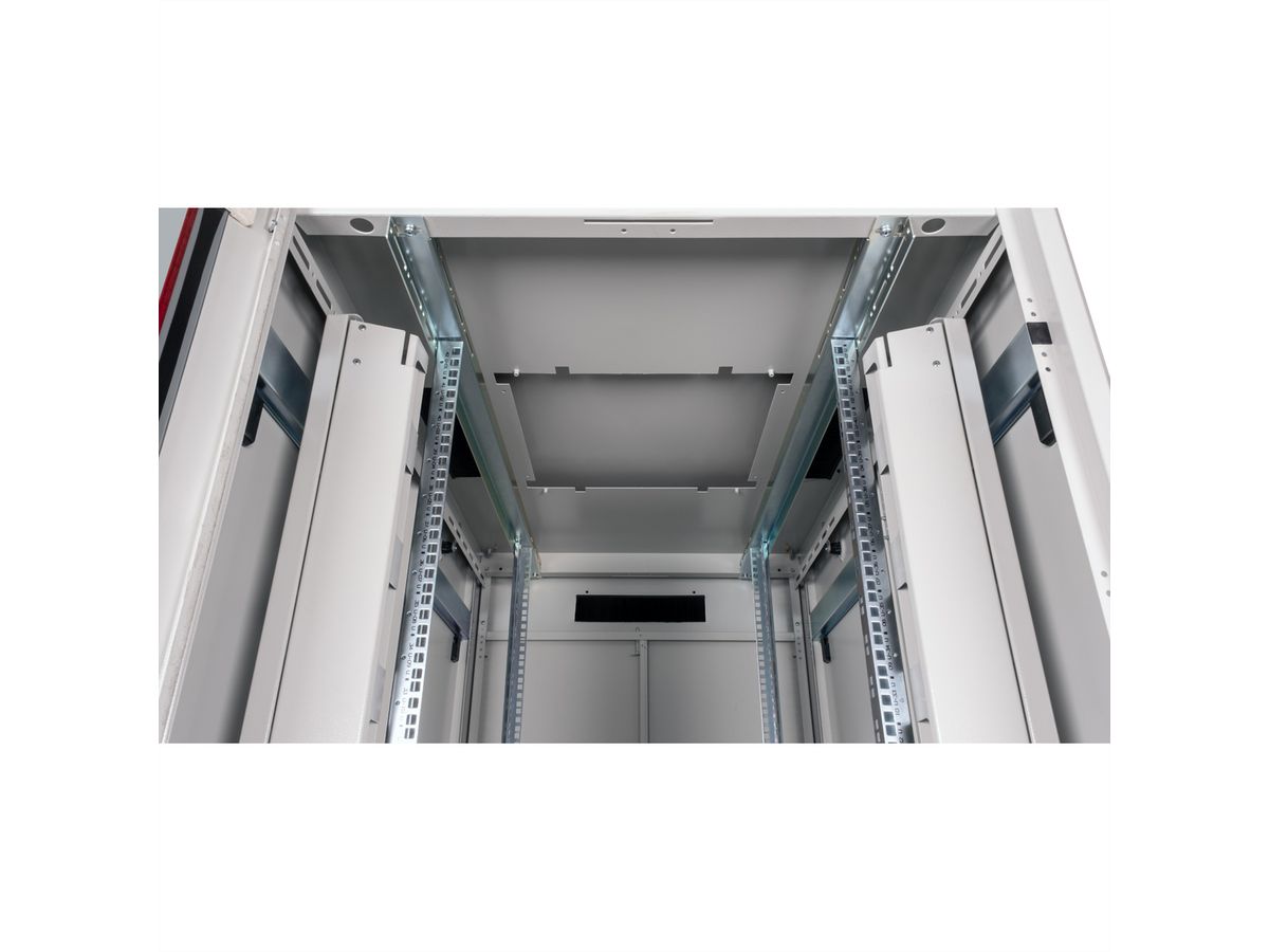 ROLINE 19-inch netwerkkast Pro 42 U, 800x1200 BxD Glazen deur grijs