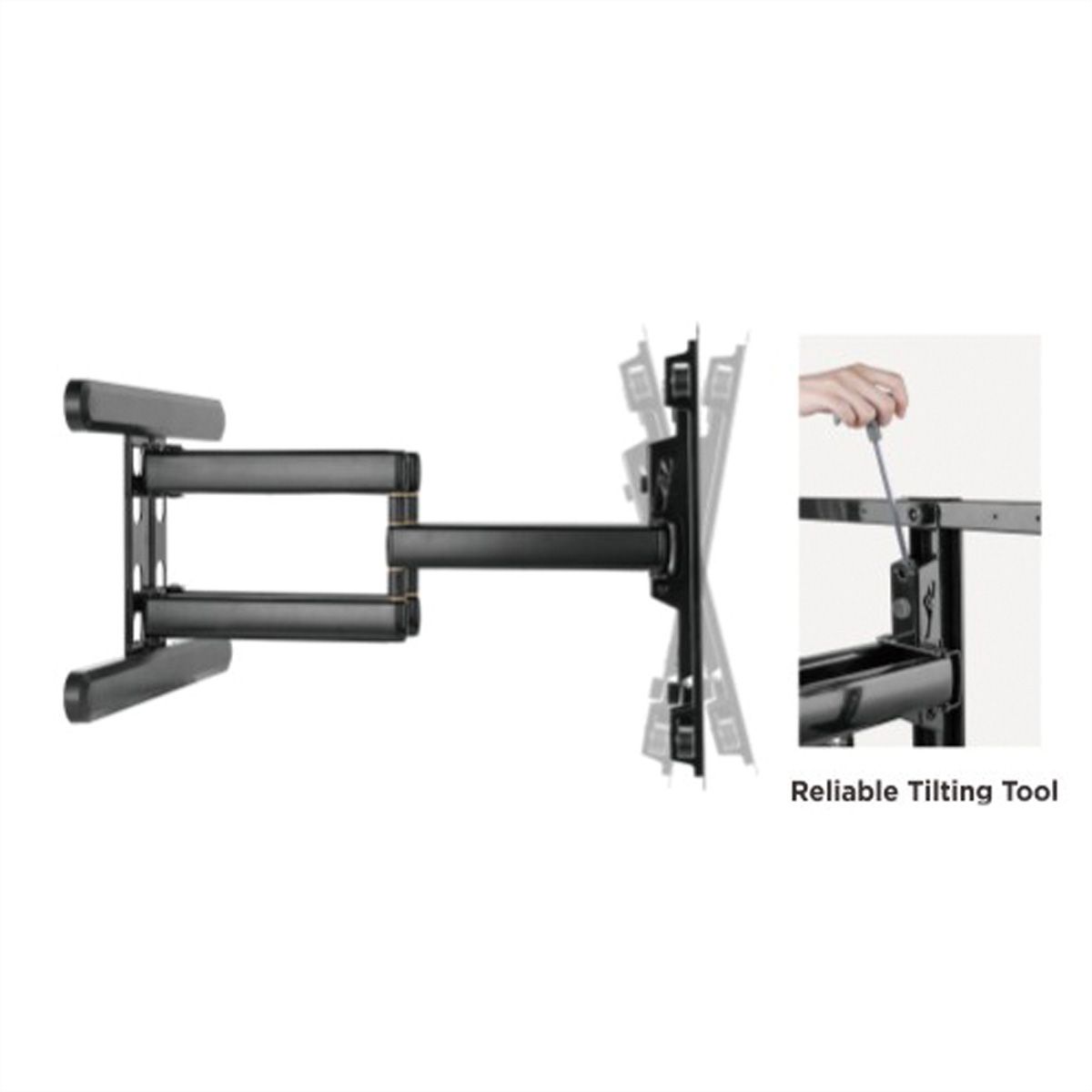 ROLINE PREMIUM TV-muurbeugel, zeer flexibel, max. 70 kg