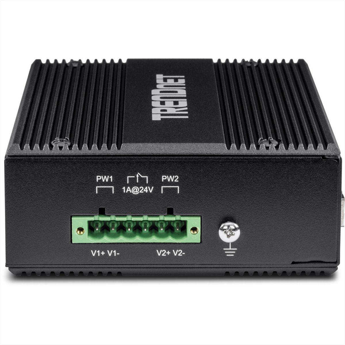TRENDnet TI-UPG62 6-poorts Gigabit Switch Ultra PoE DIN-Rail Industrieel