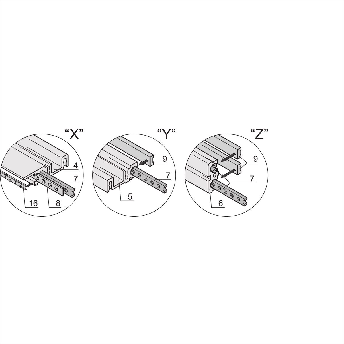 SCHROFF RatiopacPRO AIR 19" Rack Mount Case, Retrofittable Shielding With Handles, 6/7 U, 84 HP, 315 mm
