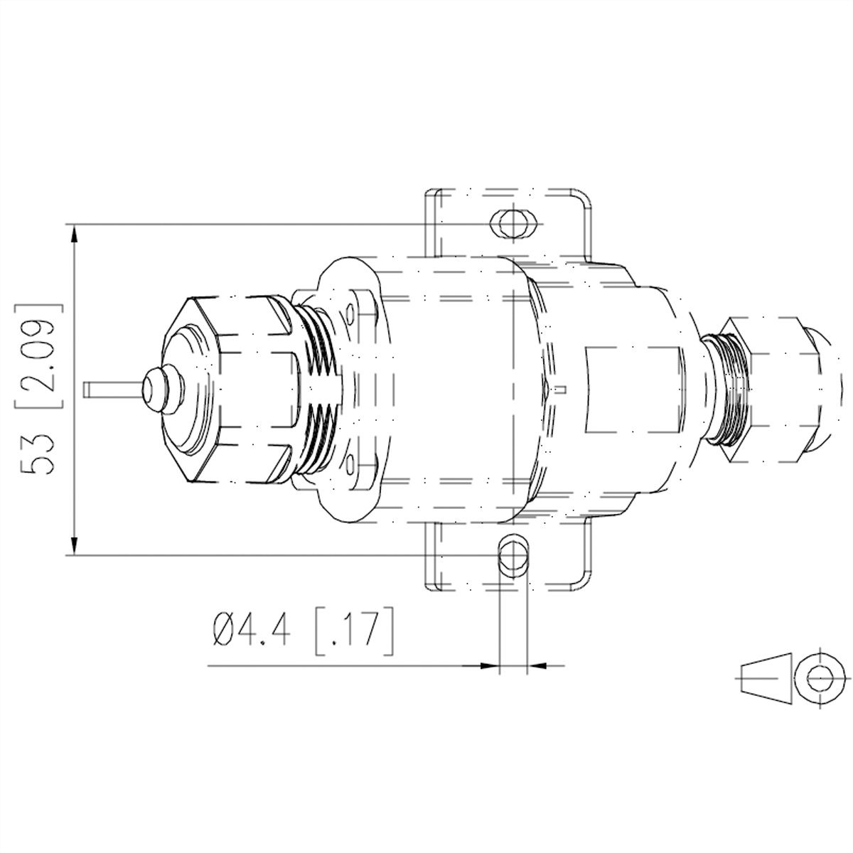 METZ CONNECT E-DAT Industrie IP67 V1 AP + RJ45-veldaansluitelement Cat.6 Klasse EA , T568A