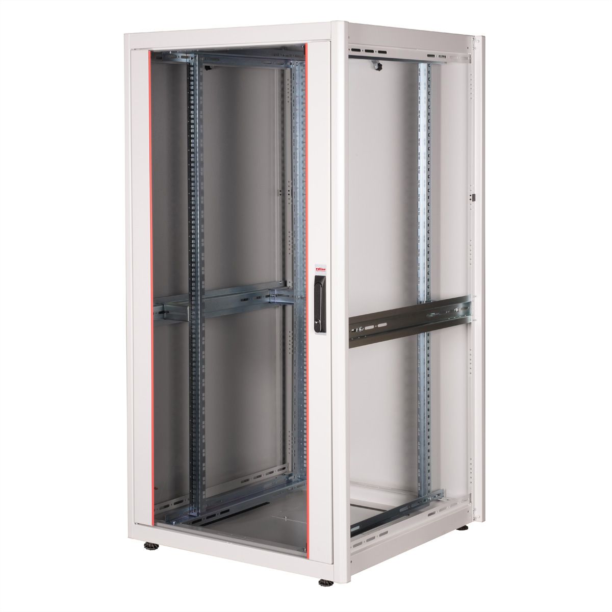 ROLINE 19-inch netwerkkast Basic 32 U, 800x800 BxD Glazen deur grijs