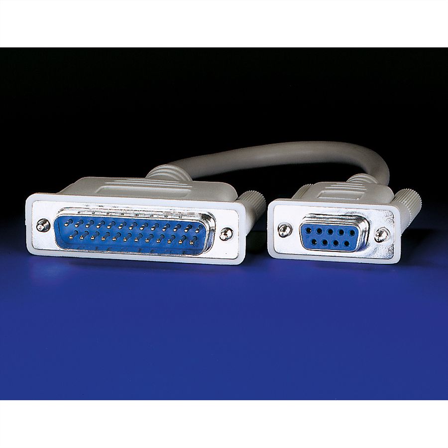 ROLINE Modem Cable, DB9 F - DB25 M, 1.8 m