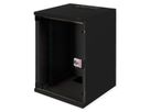 ROLINE 10-inch wandbehuizing 9 U, 312x300 BxD zwart