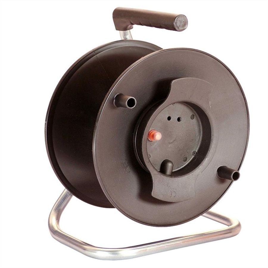 BACHMANN appliance reel empty black, without cable, IP20