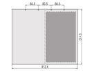SCHROFF MultipacPRO Cover Plate, Plain, Depth 280 mm