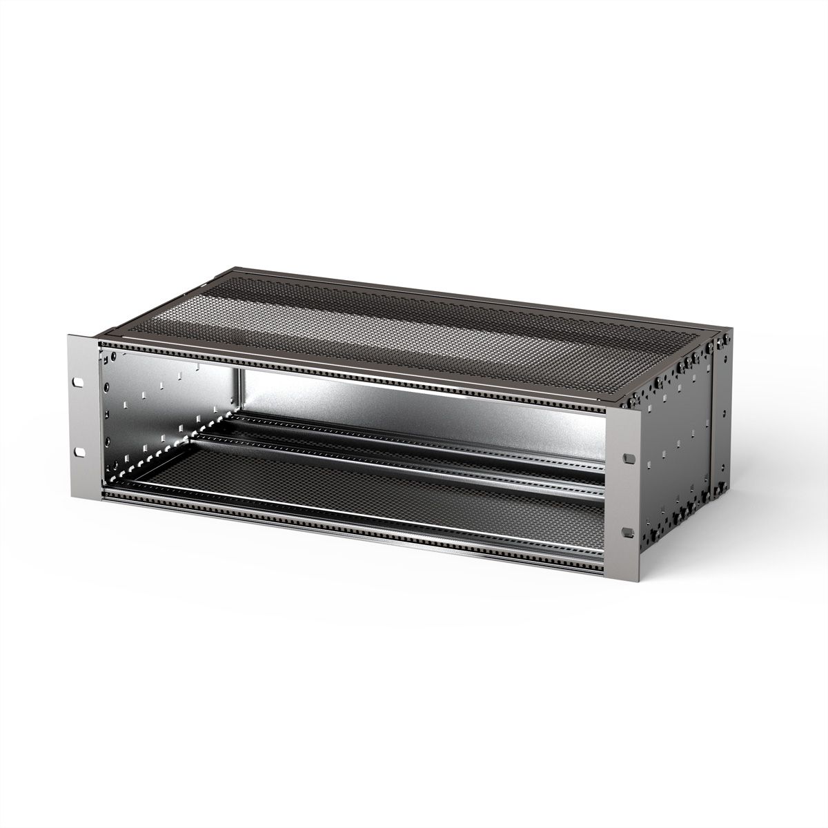 SCHROFF EuropacPRO 19" Subrack Kit for Backplane, Heavy, Shielded, 3 U, 295 mm