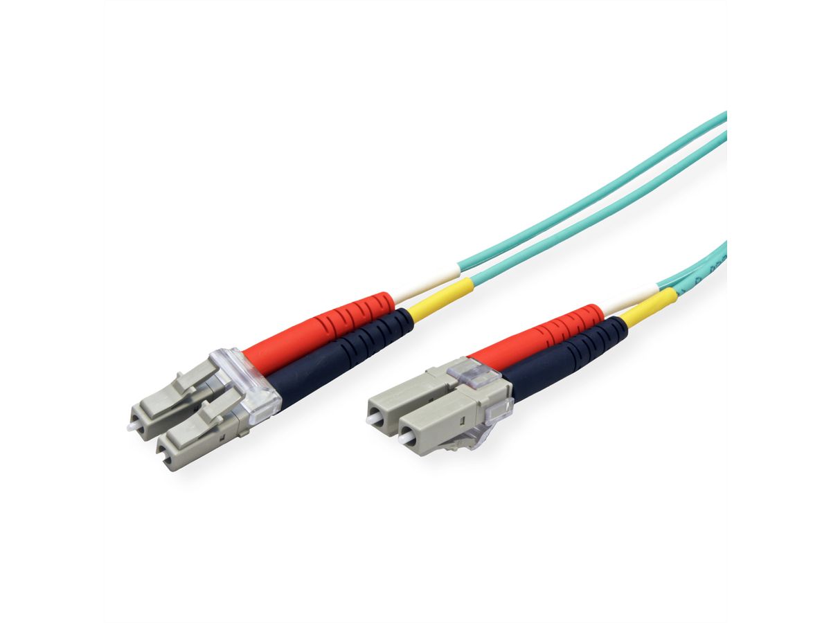 METZ CONNECT OpDAT patch cord, LC-D/LC-D OM3, 40 m