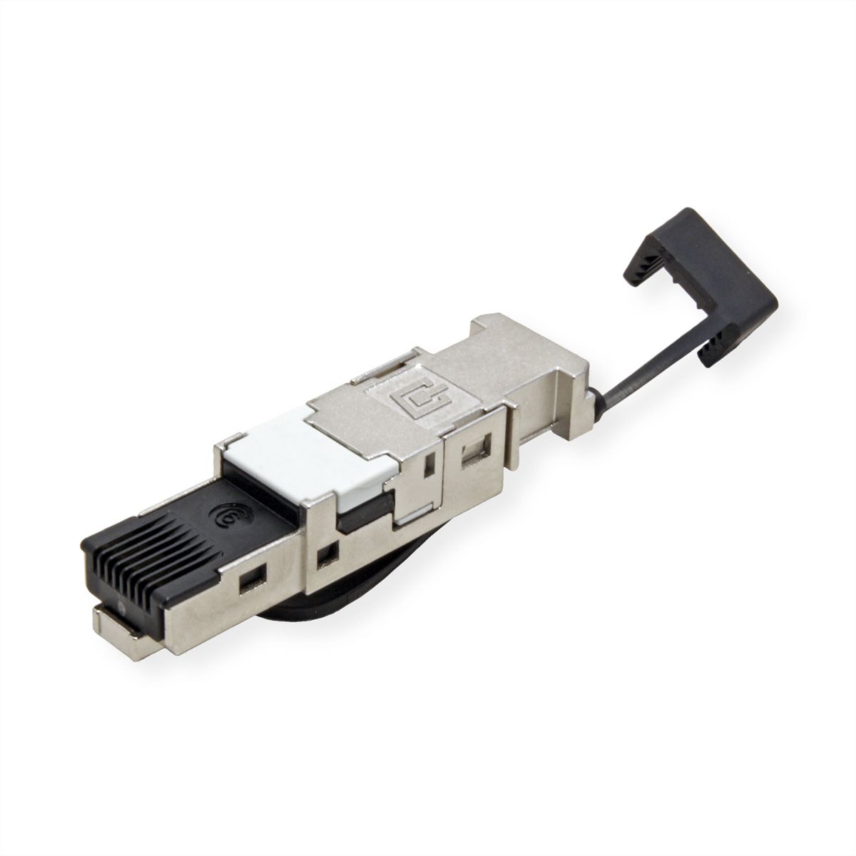 BTR E-DAT Industrie IP20, RJ45-stekker voor veldmontage, zwart