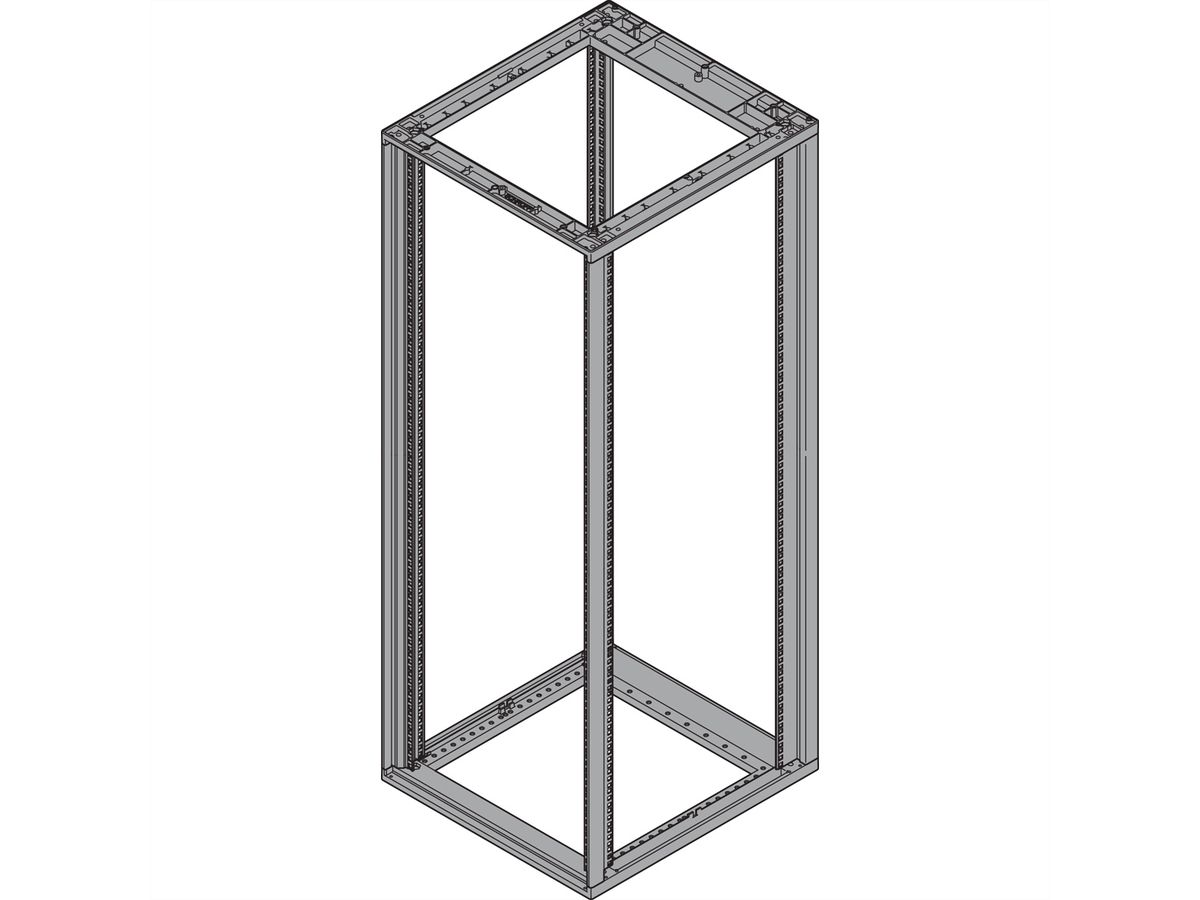 SCHROFF Novastar Cabinet Frame, Slim-Line, 43 U 553W 500D