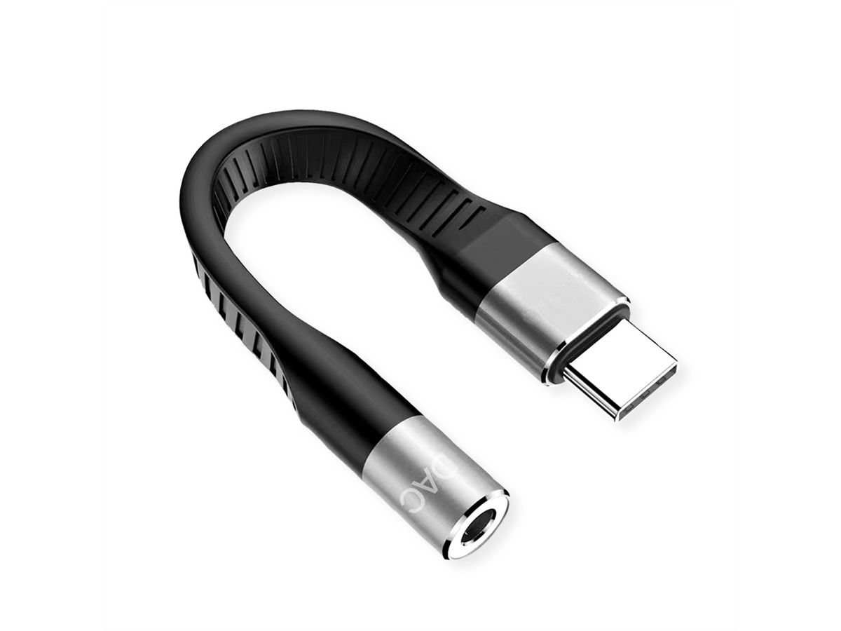 ROLINE Adapter USB Type C - 3,5mm Audio , 0,1 m