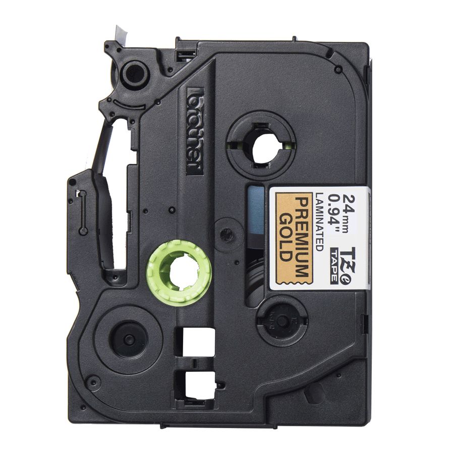 Brother TAPE/TZePR851 24MM BLACK ON GOLD label-making tape