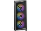 ANTEC AX67 ARGB PC Gehäuse Midi Tower Gaming ATX, schwarz