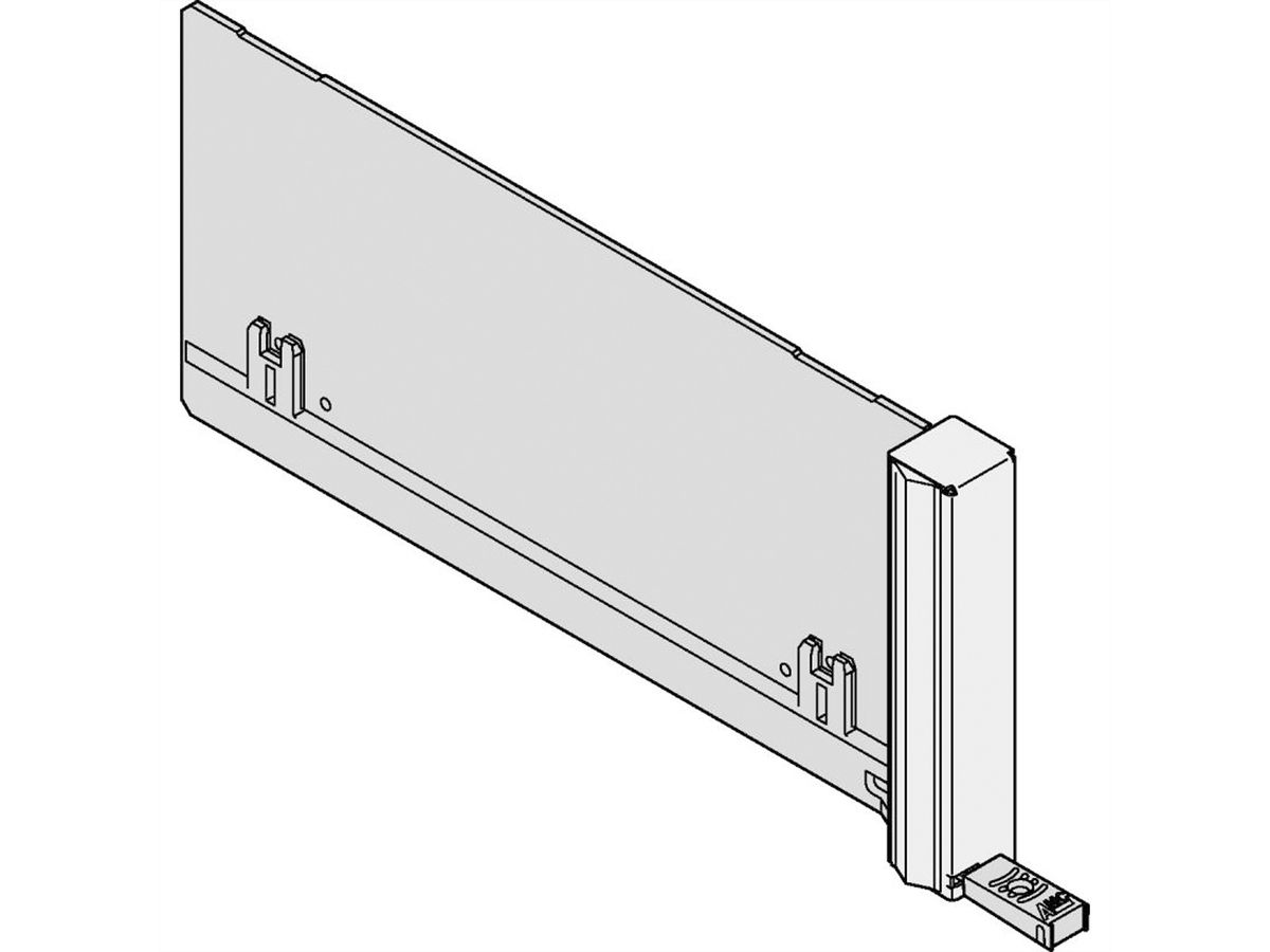 SCHROFF AMC Filler Module ECO With Fixed Handle, Double Compact