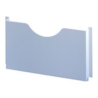 SCHROFF Document Pocket, A4, Steel, RAL 7035