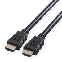 VALUE HDMI 8K (7680 x 4320) Ultra HD Cable + Ethernet, M/M, black, 1 m