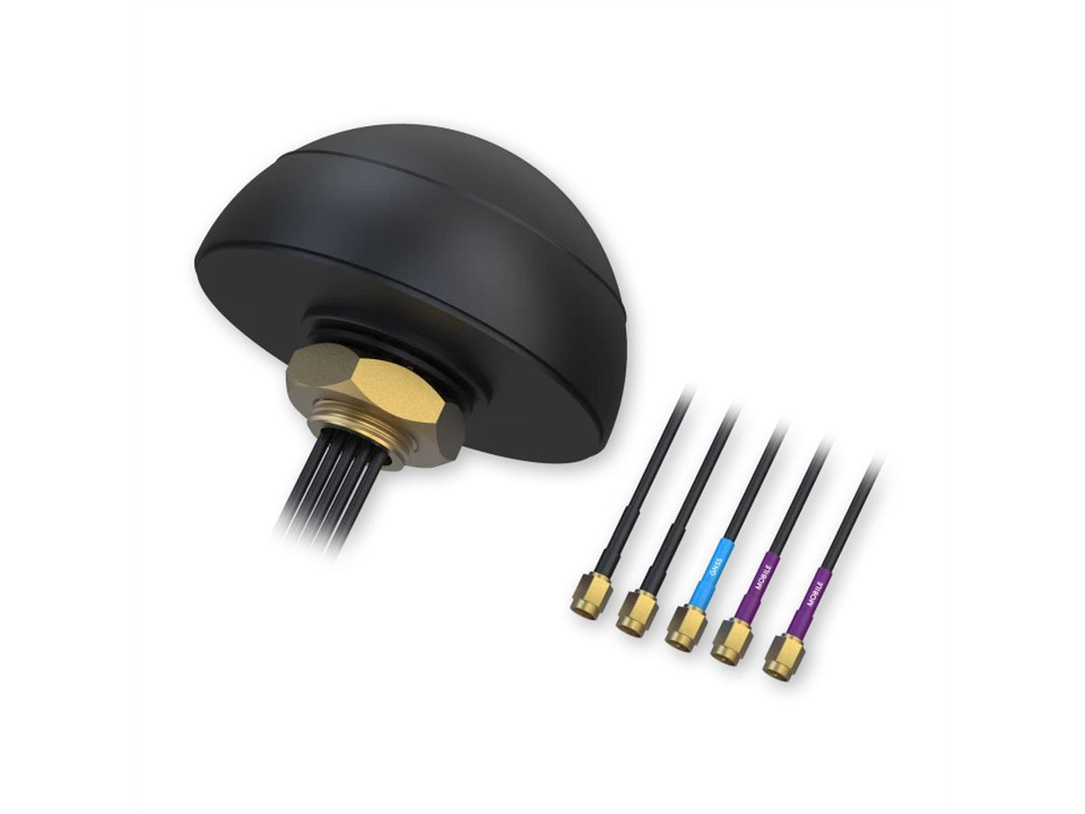 TELTONIKA PR1KCO28 antenna, COMBO MIMO Mobile/GNSS/WIFI ROOF SMA