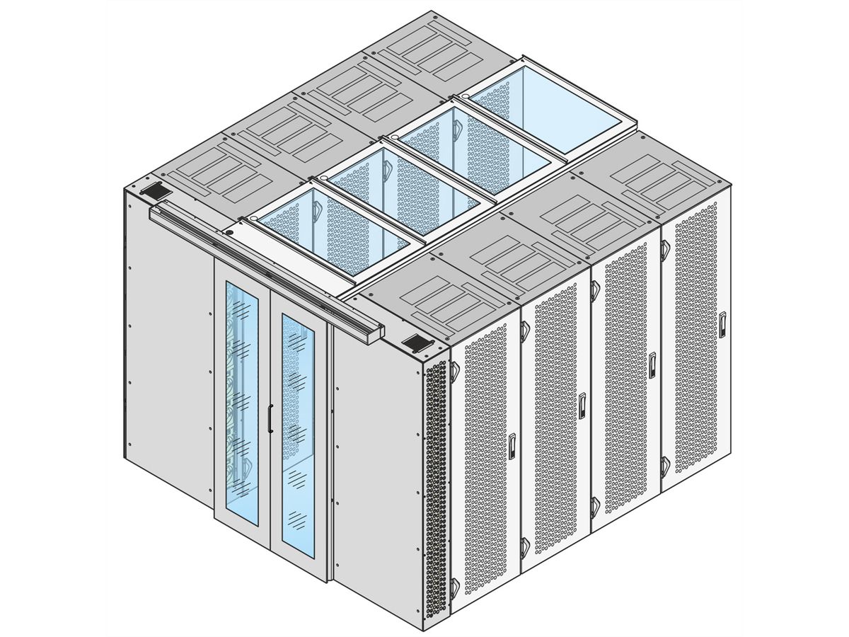 SCHROFF Opvangbakje voor gangen, 1200W 200D