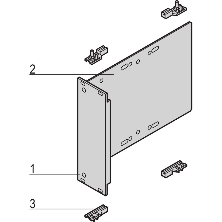 SCHROFF CPCI Module for Drive Unit HD 1 × 3.5", 3 U Vertical, With Front Panel