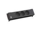 BACHMANN POWER FRAME 3xUTE short plastic profile black