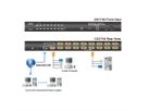 ATEN CS1716i KVM Over IP switch VGA, PS/2-USB, USB randapparatuurpoort, 16 poorts