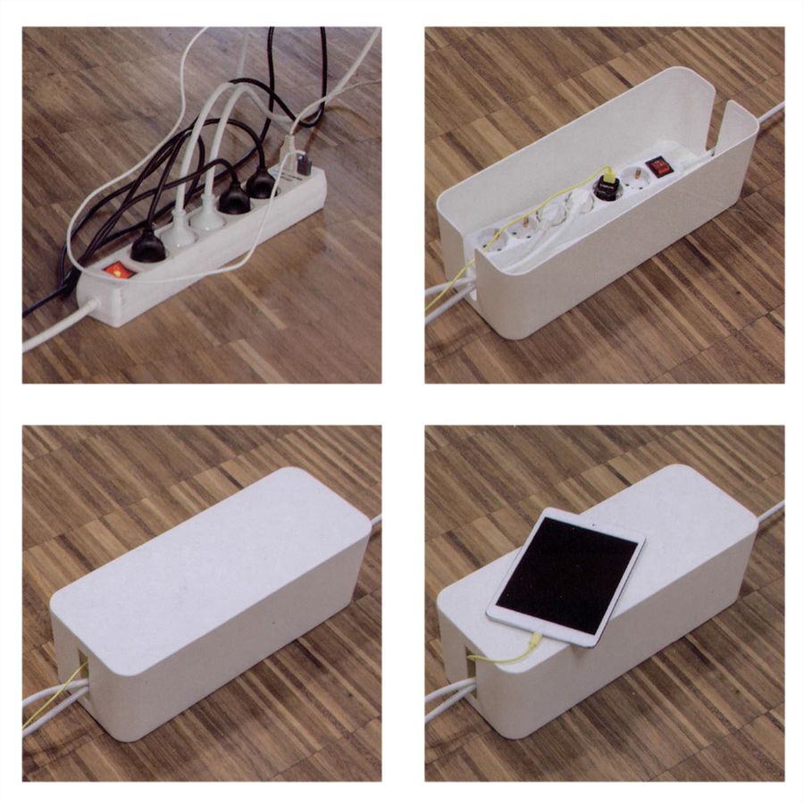 VALUE Cable Box, large, white