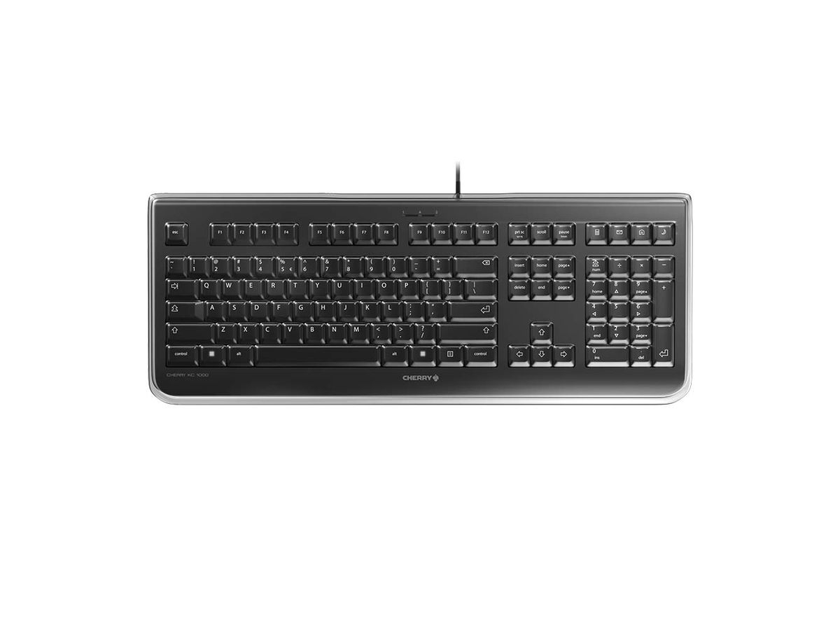 CHERRY KC 1068 keyboard Office USB QWERTY US English Black