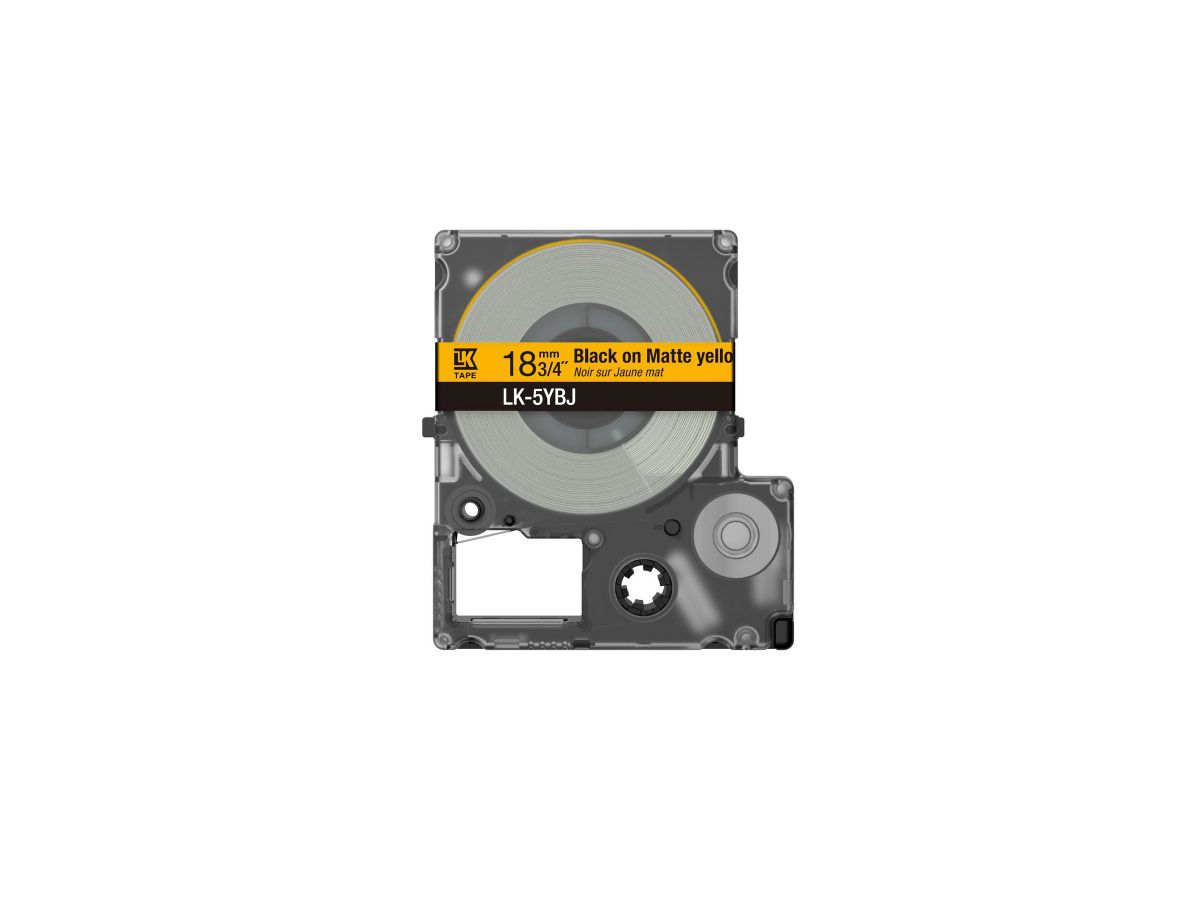 Epson C53S672074 label-making tape Black on yellow