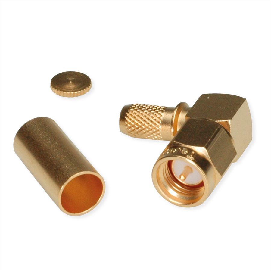 TELEGÄRTNER SMA-Winkelstecker für RG-223/U, RG-142B/U