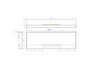 BACHMANN CONI HOUDER 6-voudig zwart RAL9005