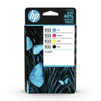6ZC71AE, multipack, printcartridge, zwart, cyaan, magenta, geel, nr. 932/933, voor HP OfficeJet 6100 / 6600 / 6700